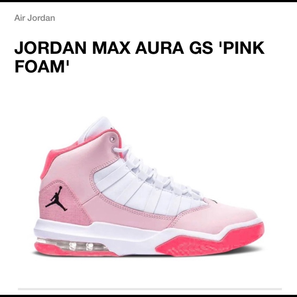 JORDAN MAX AURA GS “PINK FOAM”